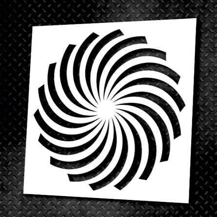 Трафарет многоразовый DFA Круглый узор 18 для штукатурки и краски (С00018)