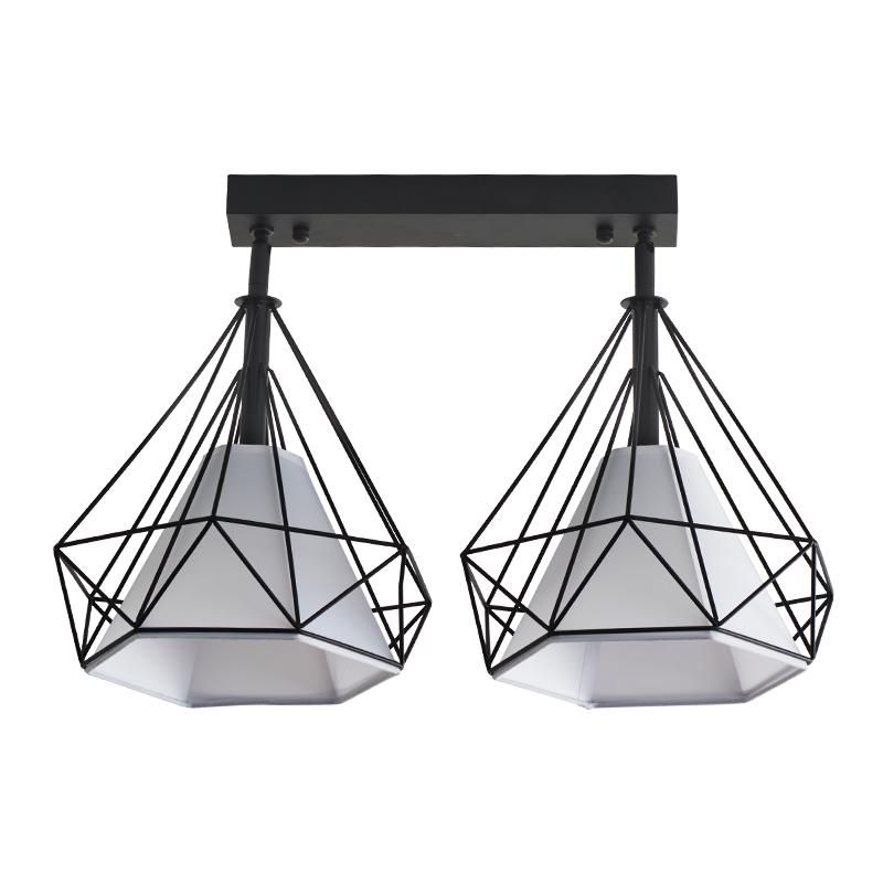 Люстра лофт GLD-18273-2 на 2 плафона Black (000041809)