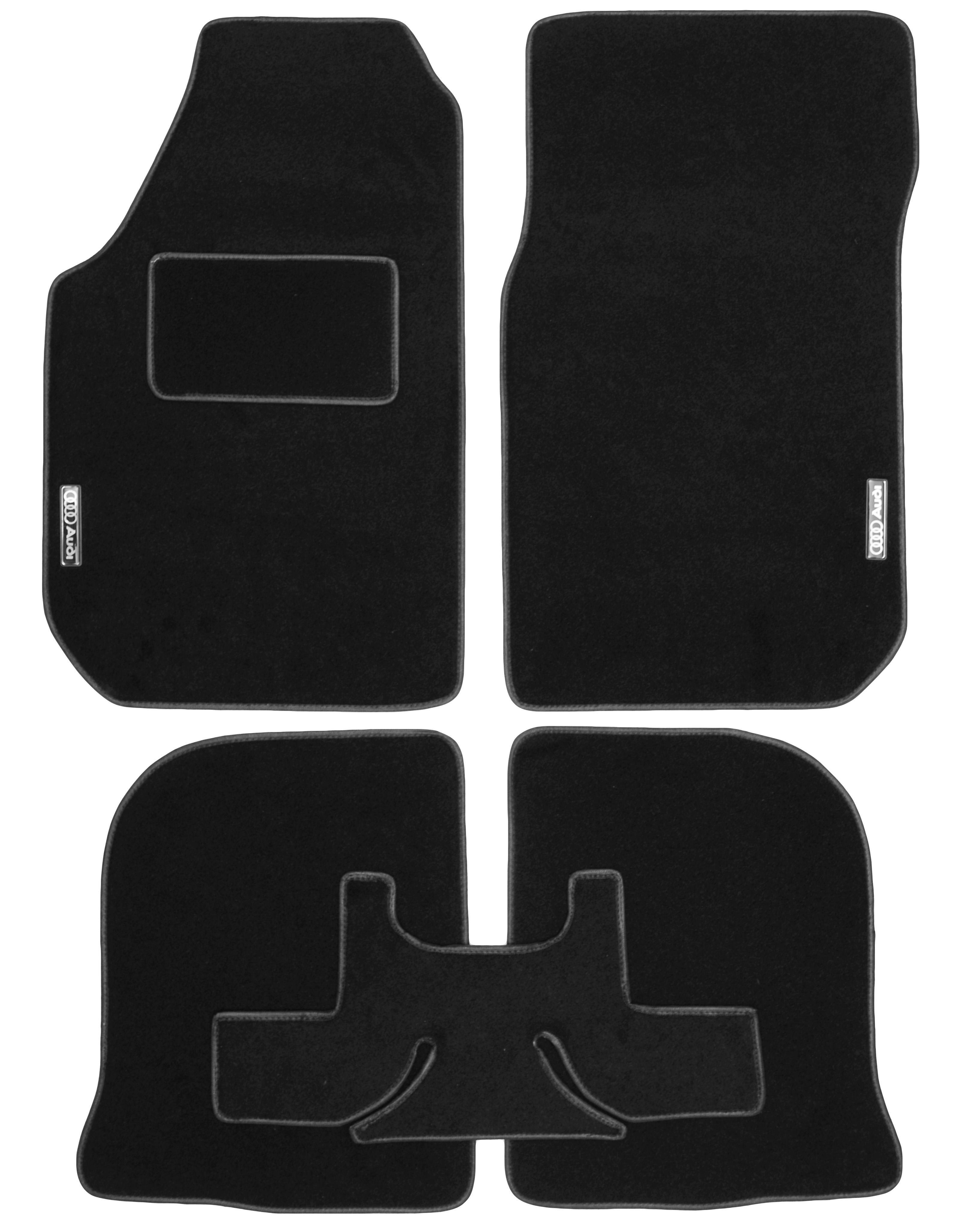 Килимки в салон для Audi 100/A6 '91-97 текстильні Чорний (22141)