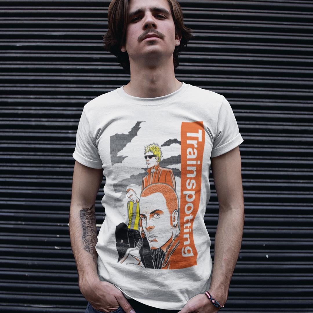 Футболка унисекс Trainspotting Poster 4 wht XL Белый (32700954)