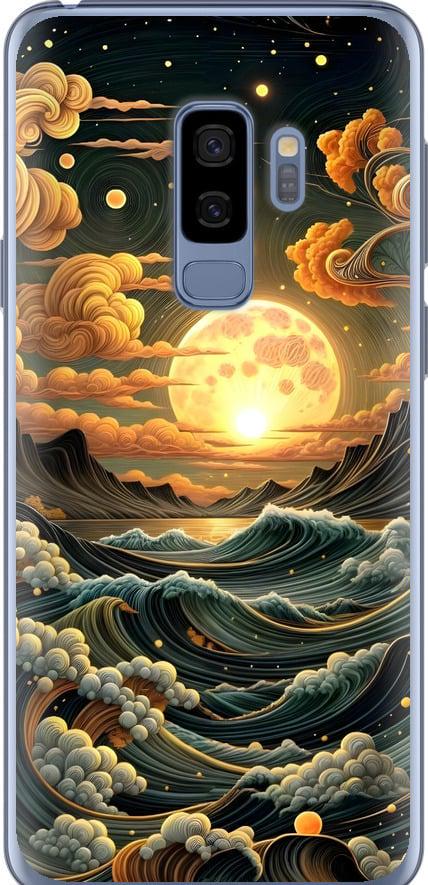 Чехол на Samsung Galaxy S9 Plus Арт волны (6332t-1365-42517)