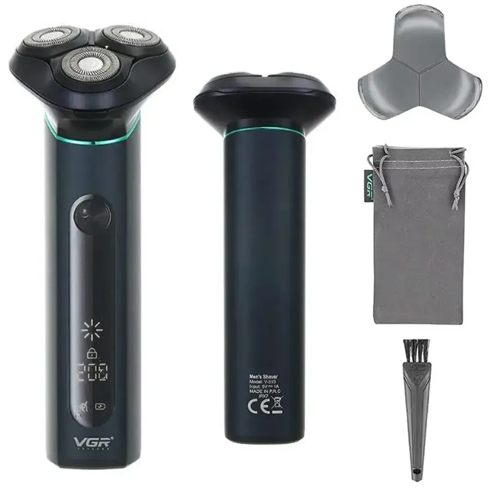 Електробритва акумуляторна водонепроникна USB VGR V-310 (25636173) - фото 3 Електробритва акумуляторна водонепроникна USB VGR V-310 (25636173) - фото 3