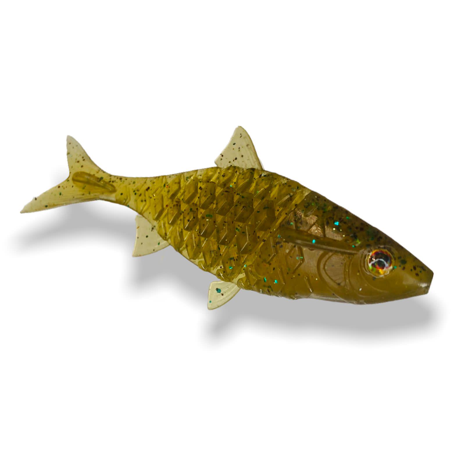 Приманки Big Baits Chebak 3D речная серия 4,0" 2 шт. # 100 Caramel (2406100) - фото 2