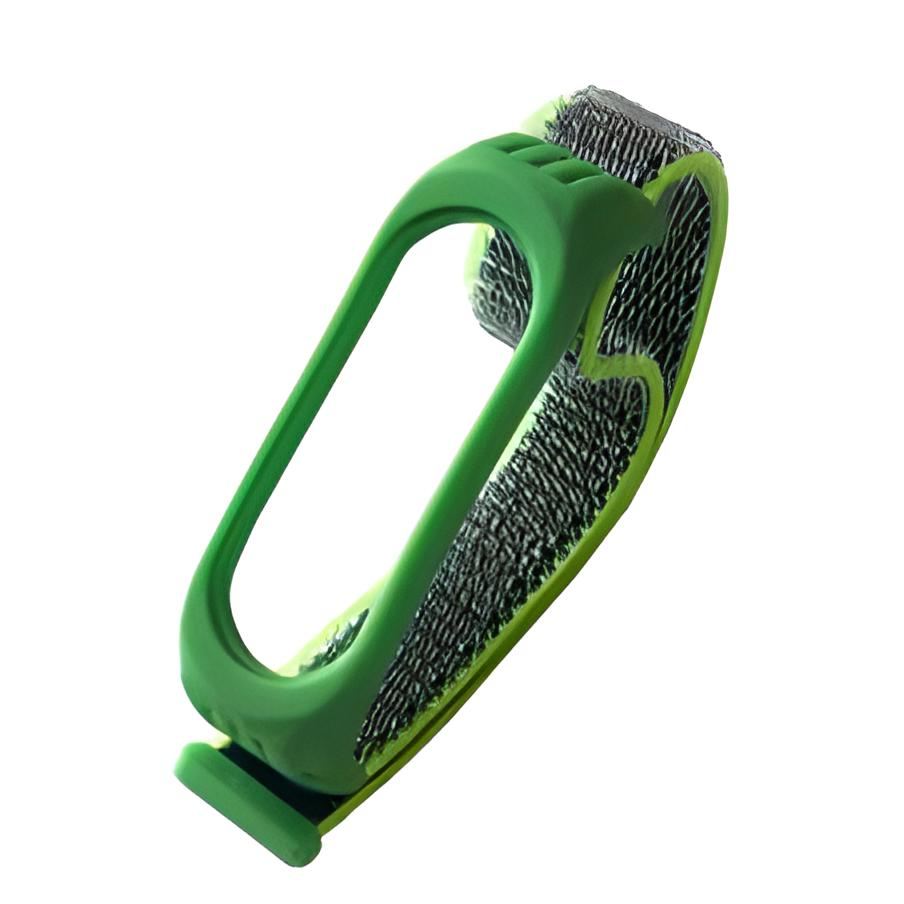 Ремешок для фитнес браслета Xiaomi Mi Band 3 4 Nylon Silicone Lime