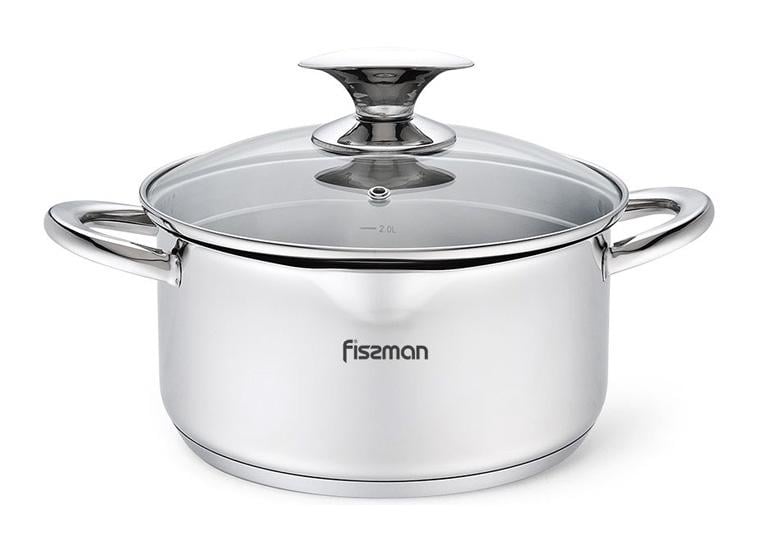 Каструля Fissman Elegance із нержавіючої сталі 2,2 л