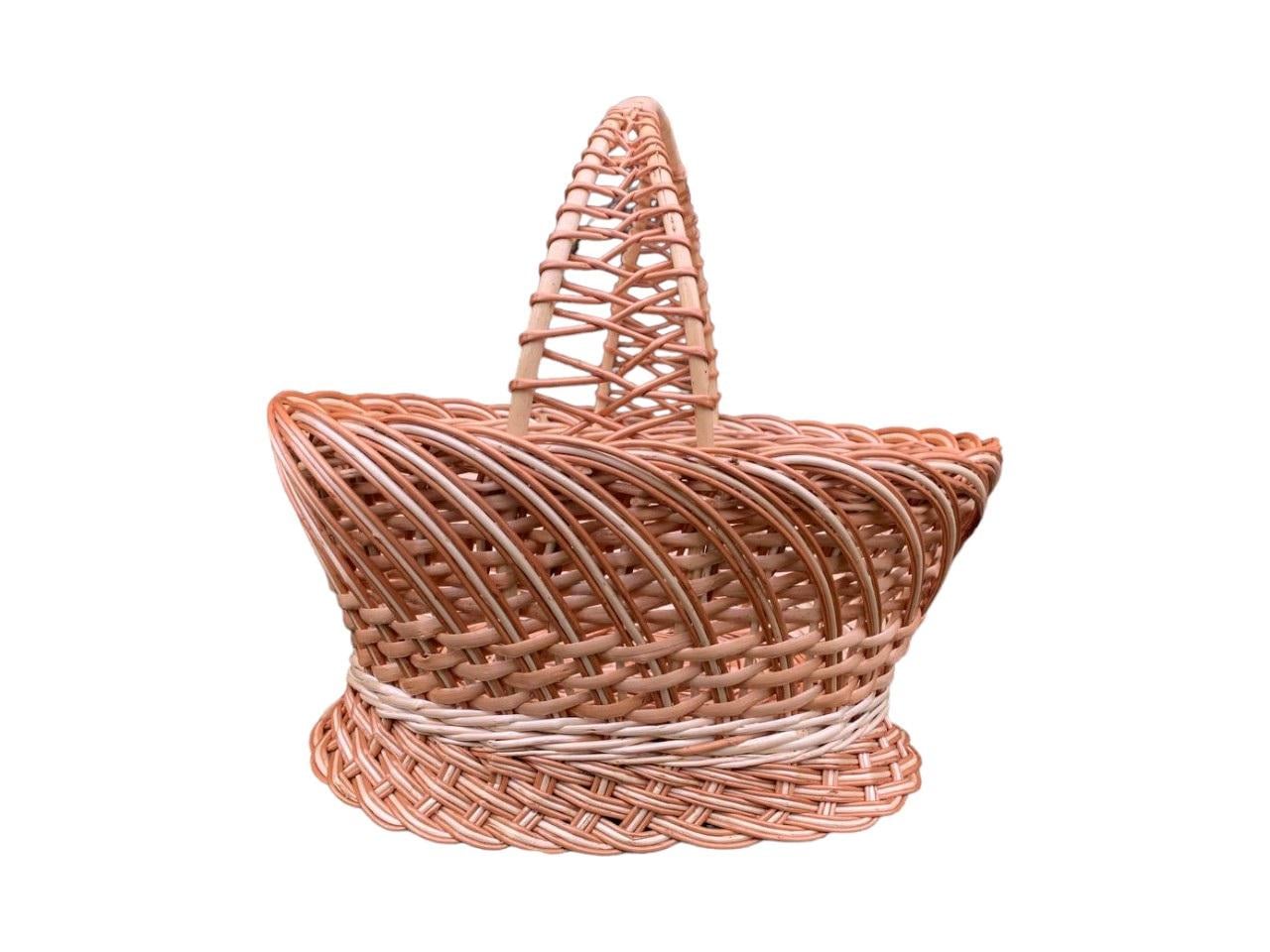Корзина плетеная из лозы D 38x28 см (KRZ 0122)