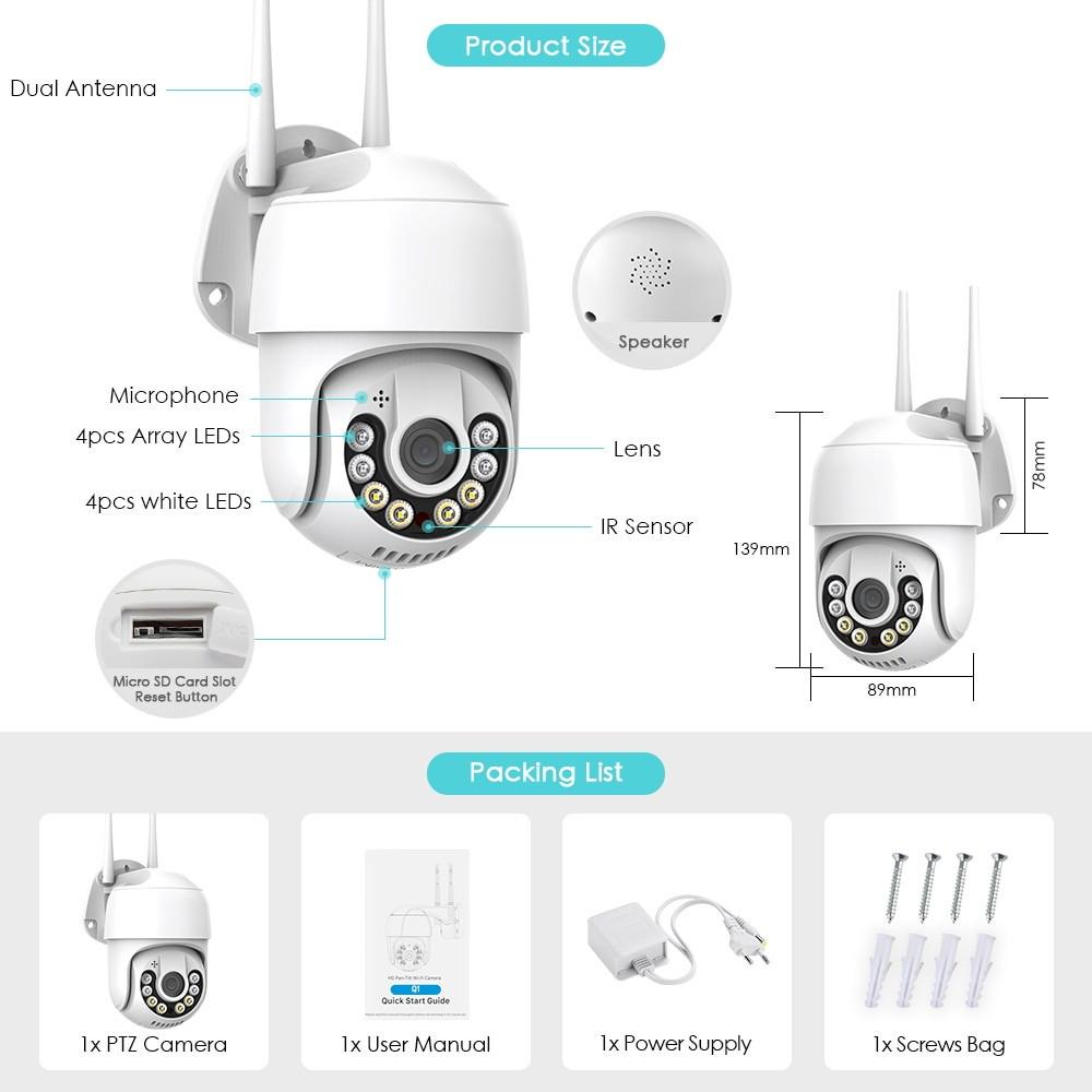 Камера відеоспостереження Q21 Wi-Fi 4 Мп (43014-Q21-4_760) - фото 14