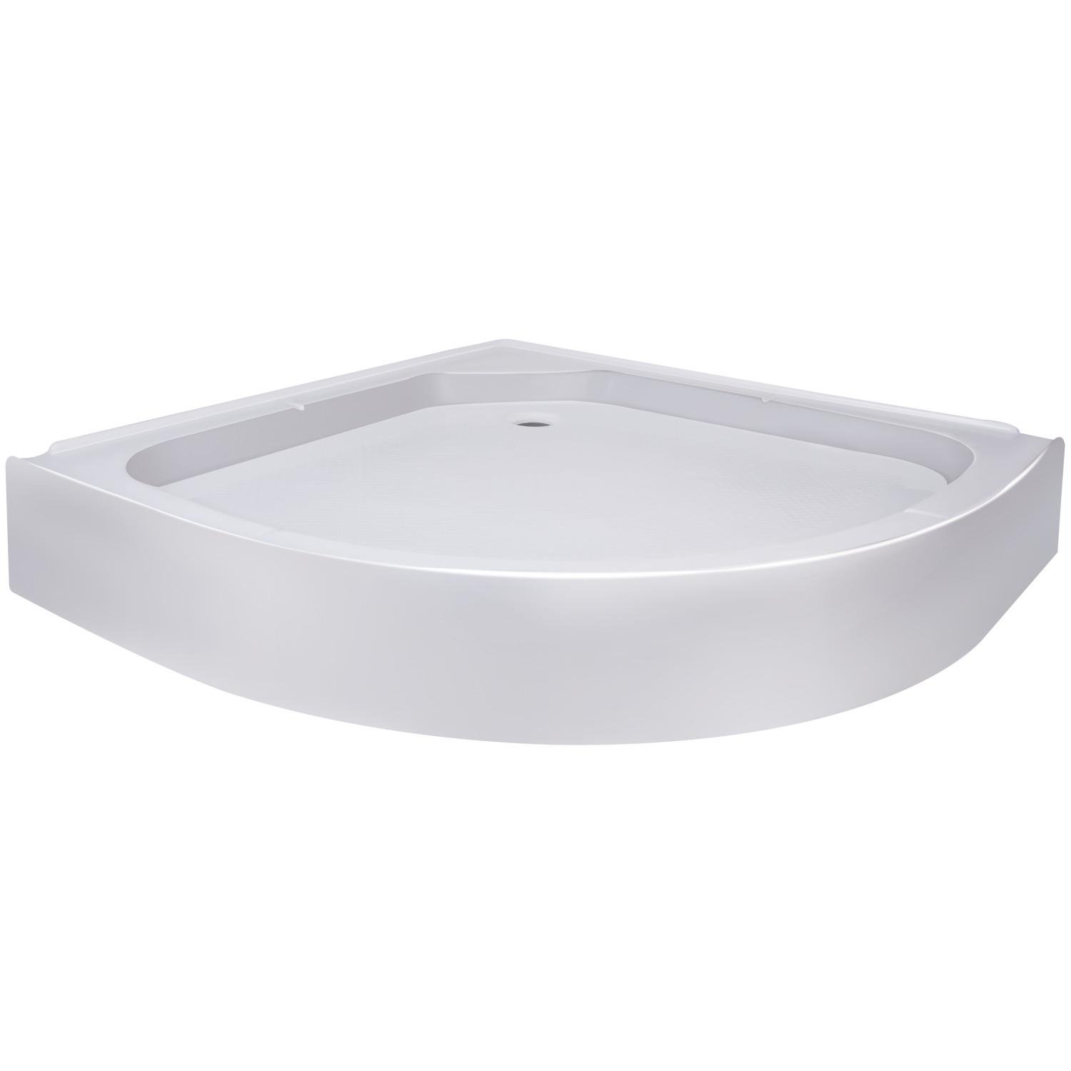 Поддон для душа Lidz Kapielka LKAST808014 акриловый полукруглый 80x80x14 см (174092)