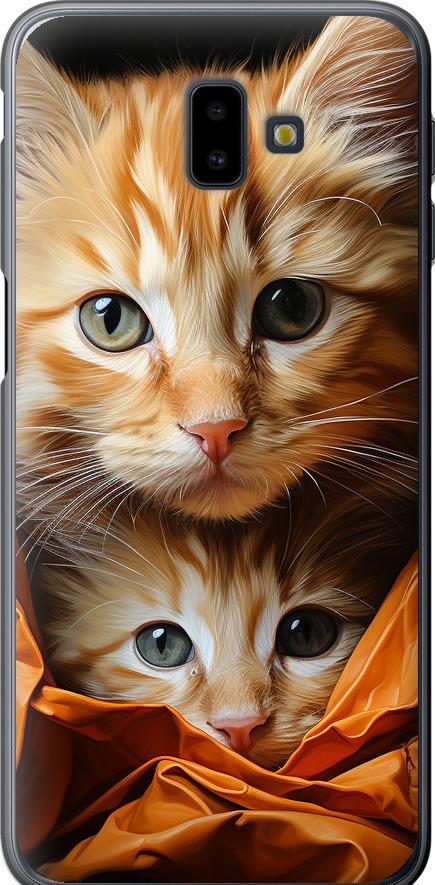 Чехол на Samsung Galaxy J6 Plus 2018 Котики 2 (5664t-1586-42517)