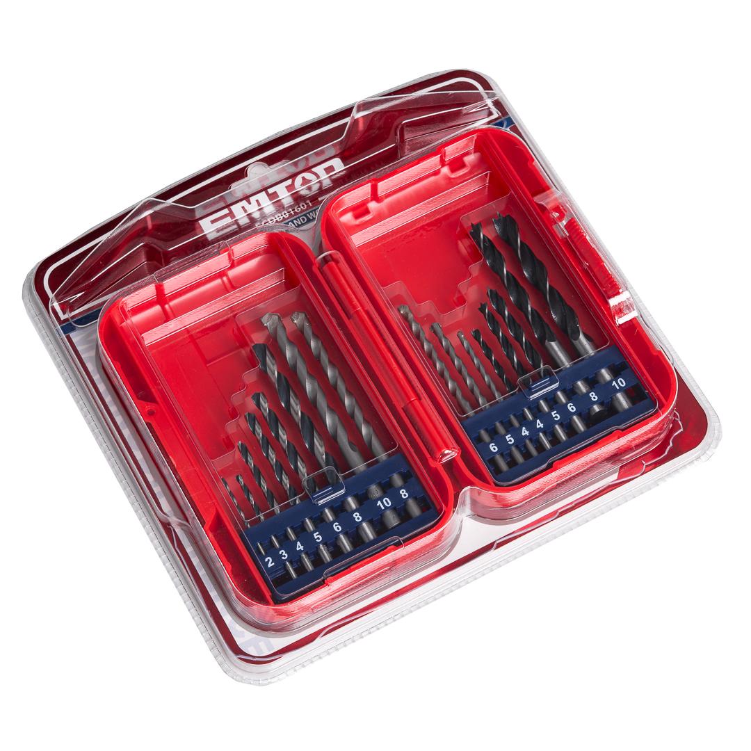 Набор сверел EMTOP ECDB01601 16 шт. - фото 7