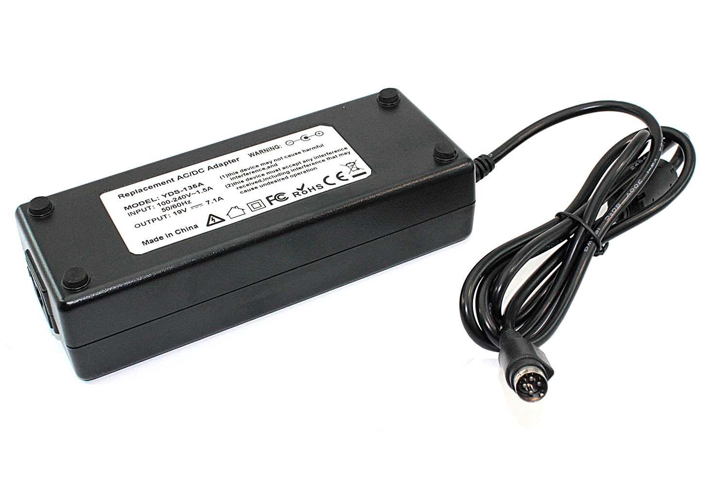 Блок питания для ноутбука Hipro YDS135A 140W 19V 7,1A 10 мм (079522)