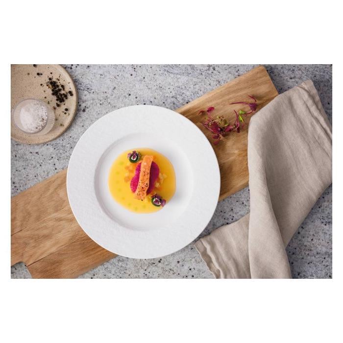 Підстановна тарілка blanc Rock Manufacture Villeroy & Boch 27 см (1042402620) - фото 3 Підстановна тарілка blanc Rock Manufacture Villeroy & Boch 27 см (1042402620) - фото 3