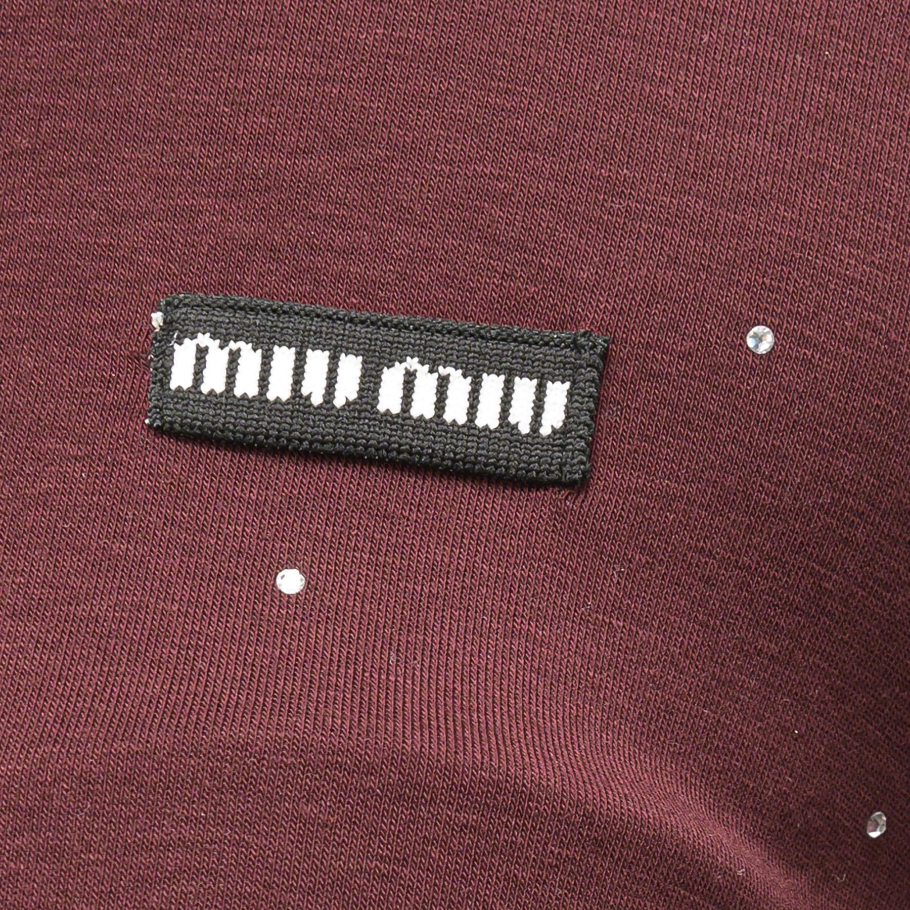 Реглан жіночий повсякдний Miu Miu M Бордовий (2797308236) - фото 5