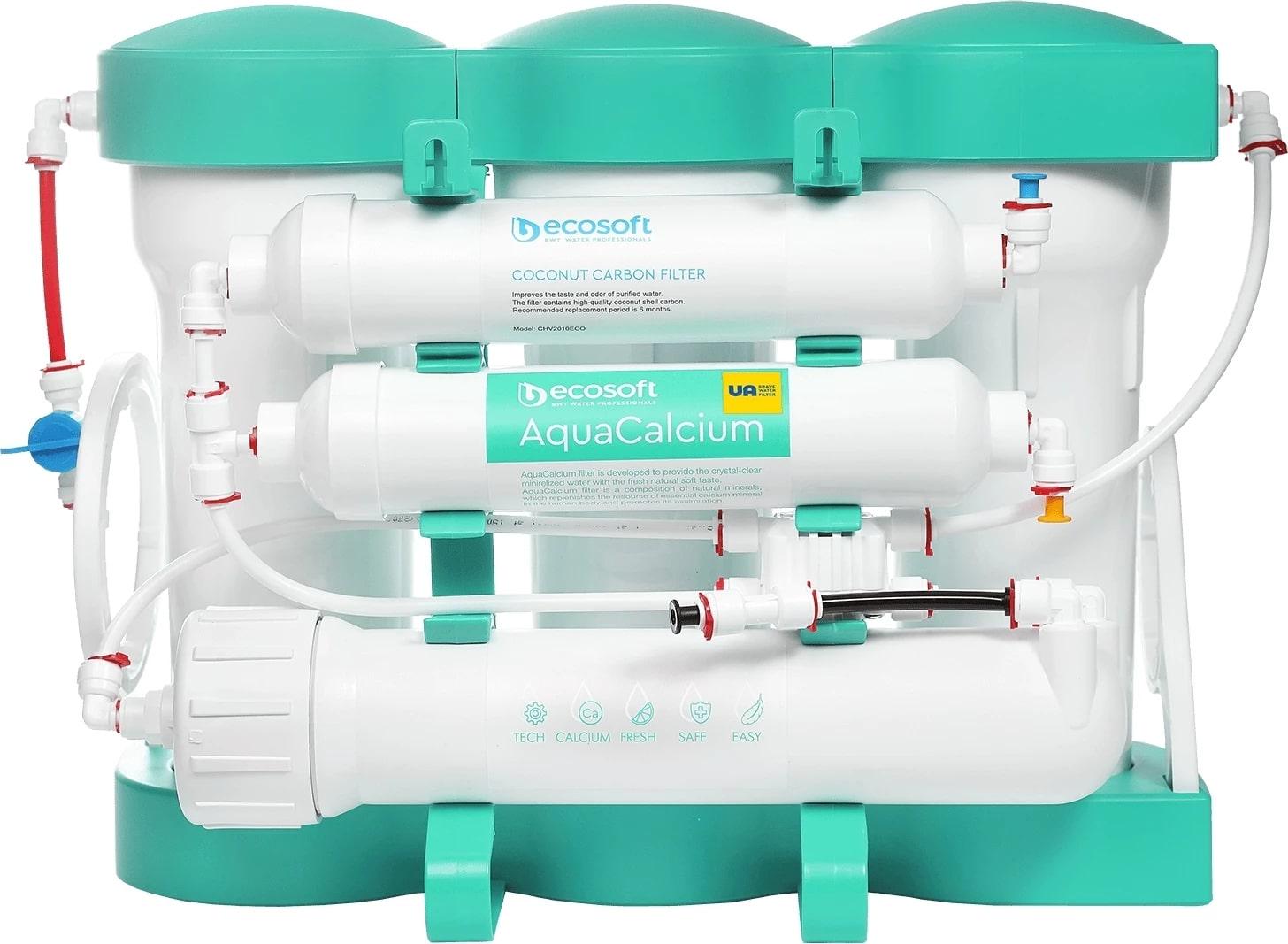 Фильтр обратного осмоса Ecosoft P'URE AquaCalcium Mint 6 ступеней очистки воды (MO675PUREMACECO)