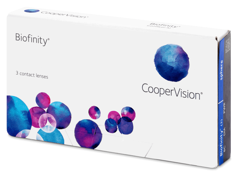 Контактні лінзи CooperVision Biofinity +1,00 3 шт.