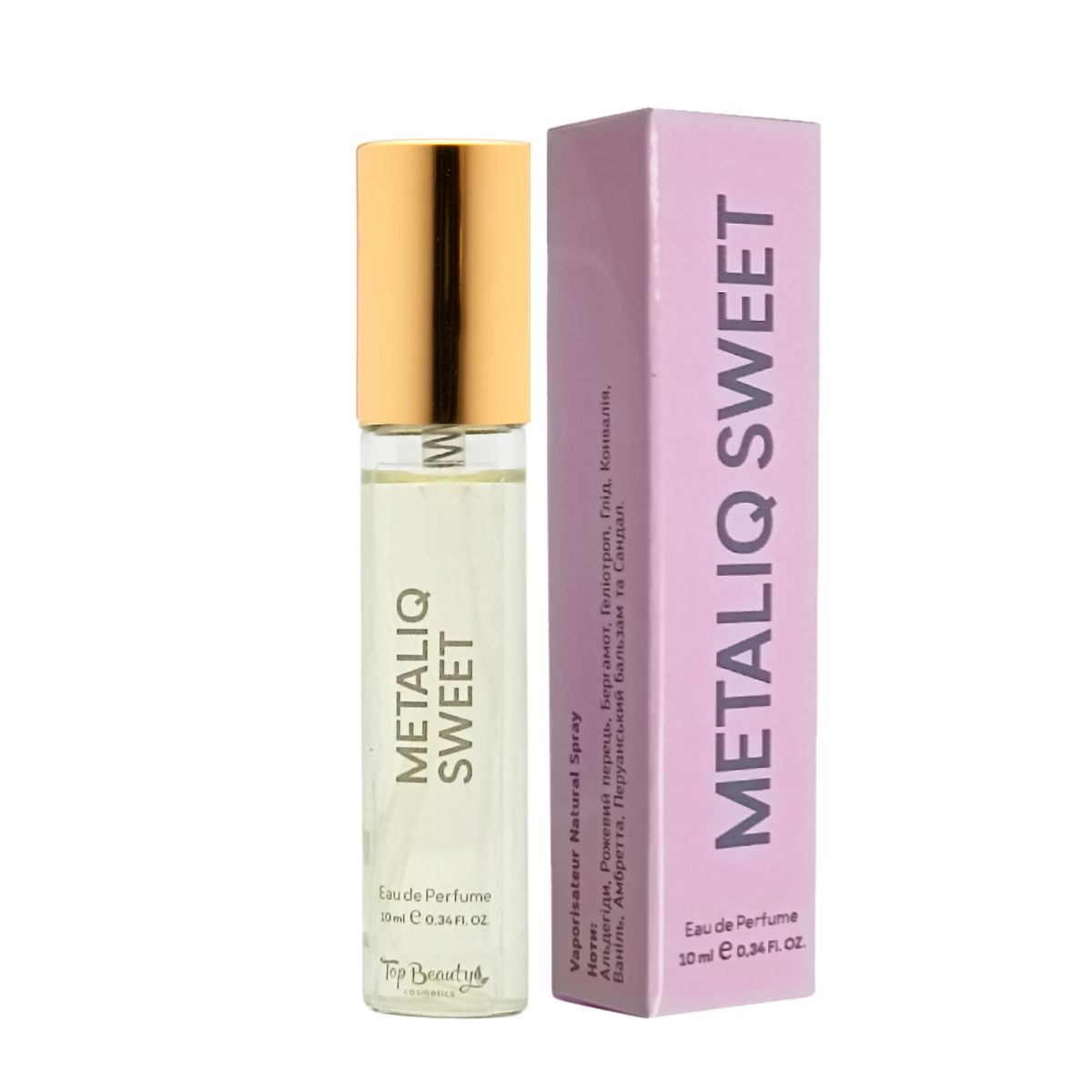Туалетная вода женская Top Beauty Metaliq Sweet 10 мл