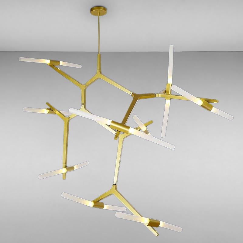 Люстра LED підвісна Light House LS-13113-18 GD на 18 ламп Золото