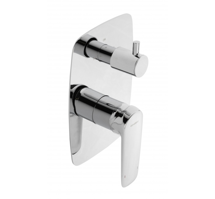 Смеситель для ванны встраеваемый GENEBRE Kode 62118 31 45 66 Хром (59415)