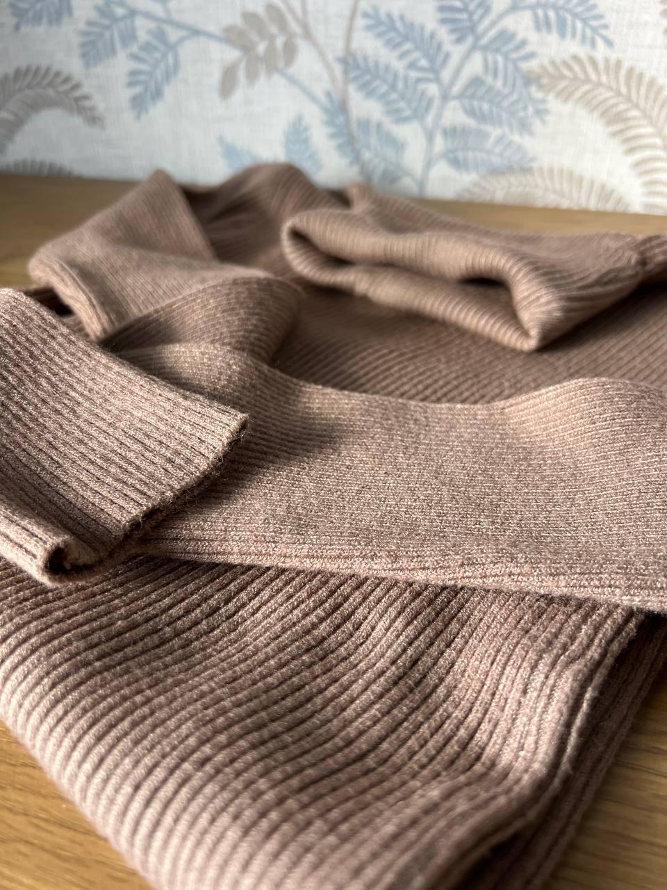 Свитер женский A-N 920 водолазка гольф рубчик высокий воротник OS Шоколадный (2935) - фото 2 Свитер женский A-N 920 водолазка гольф рубчик высокий воротник OS Шоколадный (2935) - фото 2