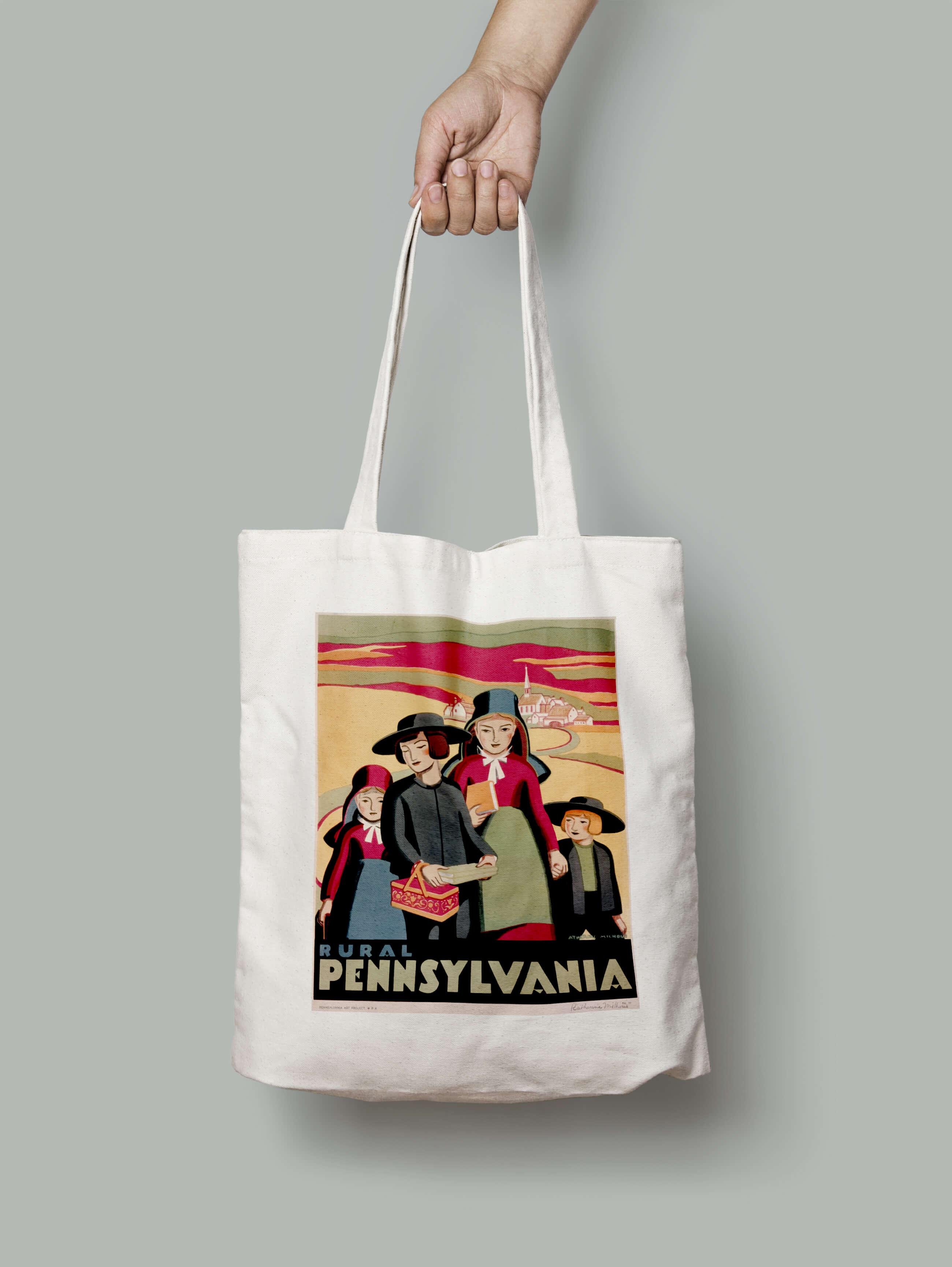 Эко-сумка Дети сельской Пенсильвании шопер (rural_pennsylvania_Bag)