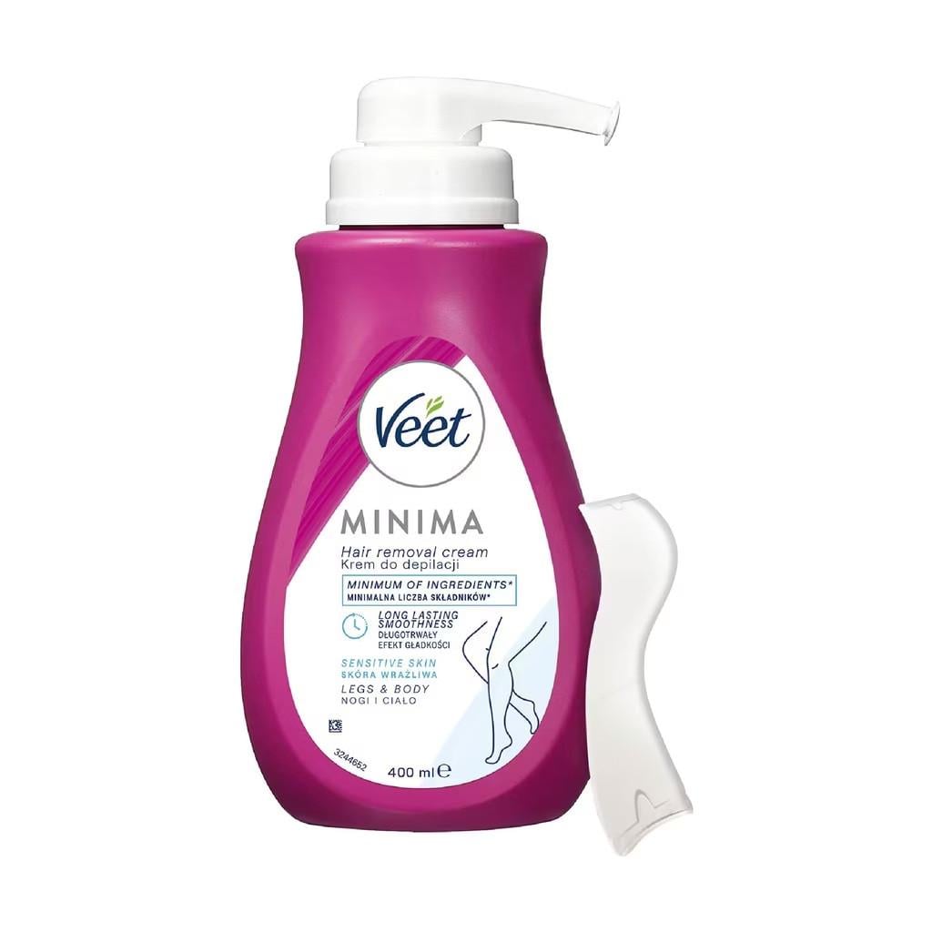 Крем для депиляции Veet Minima для чувствительной кожи тела ног рук зоны бикини и области подмышек 400 мл (000005536)