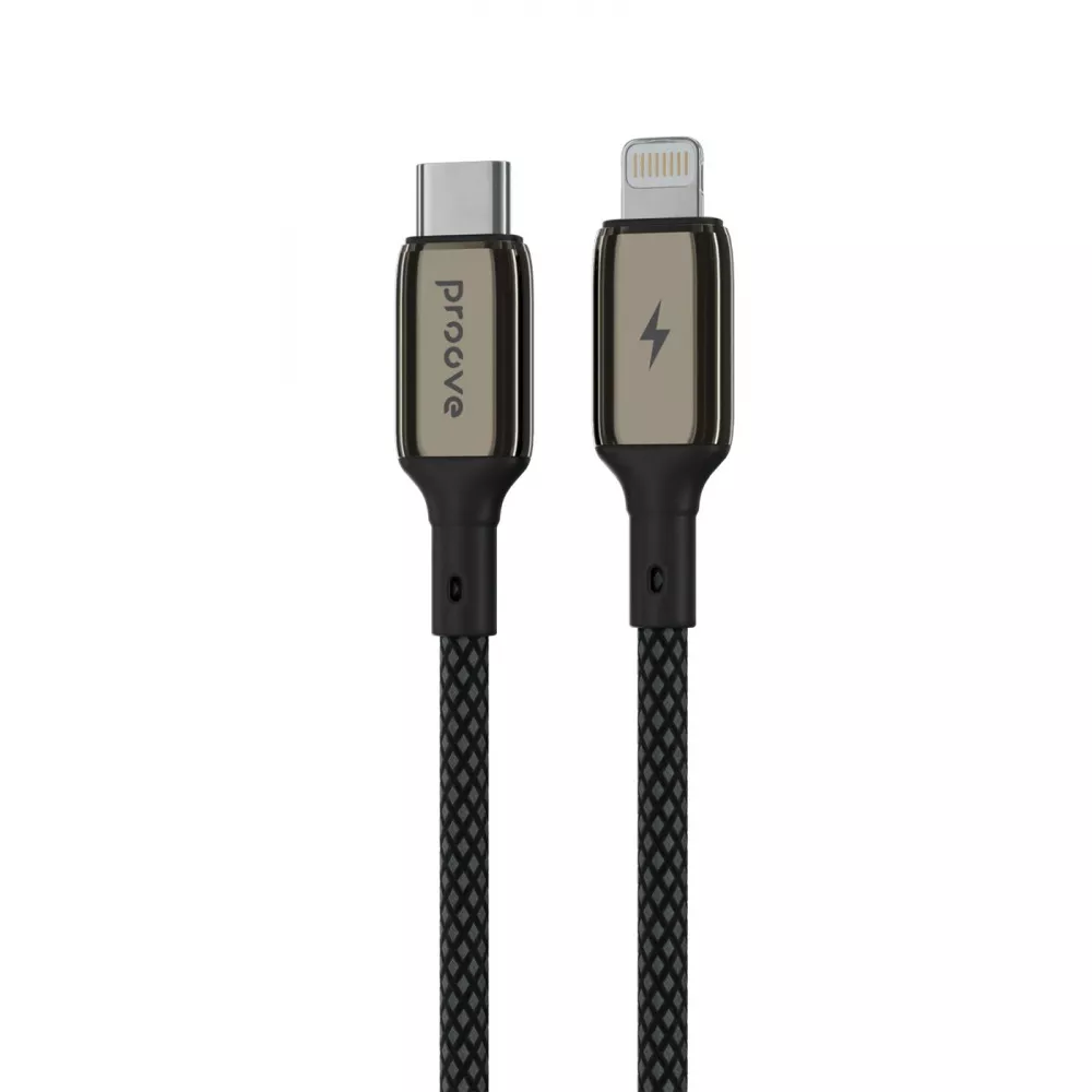 Кабель Proove Dense Metal Type-C to Lightning 27W 1 м Black