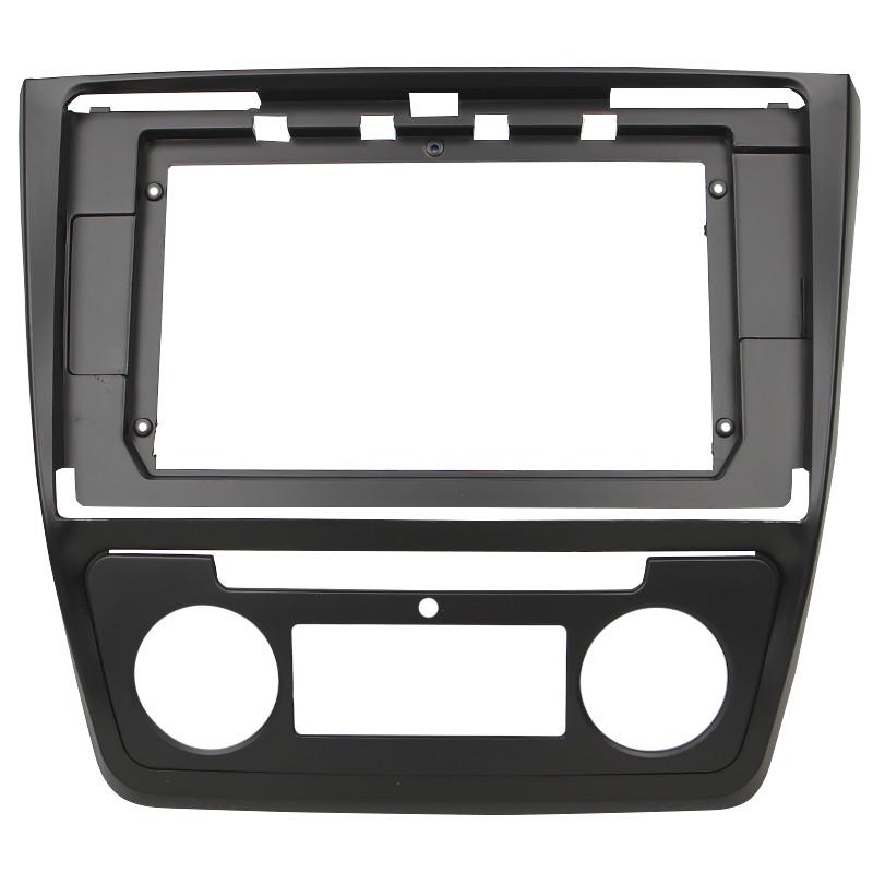 Переходная рамка для автомагнитолы Lesko Skoda Yeti 2009-2017 ver 2 6879 10,1" (24366655)