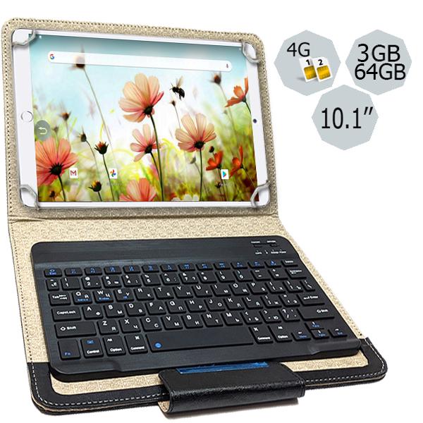 Планшет-телефон Adronix MT Pad 364 LTE 3/64 Red з чохлом-клавіатурою (17640011) - фото 3 Планшет-телефон Adronix MT Pad 364 LTE 3/64 Red з чохлом-клавіатурою (17640011) - фото 3