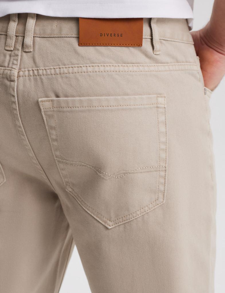 Джинси чоловічі Diverse DENNYS р. 30/32 Бежевий (5902598965967) - фото 4