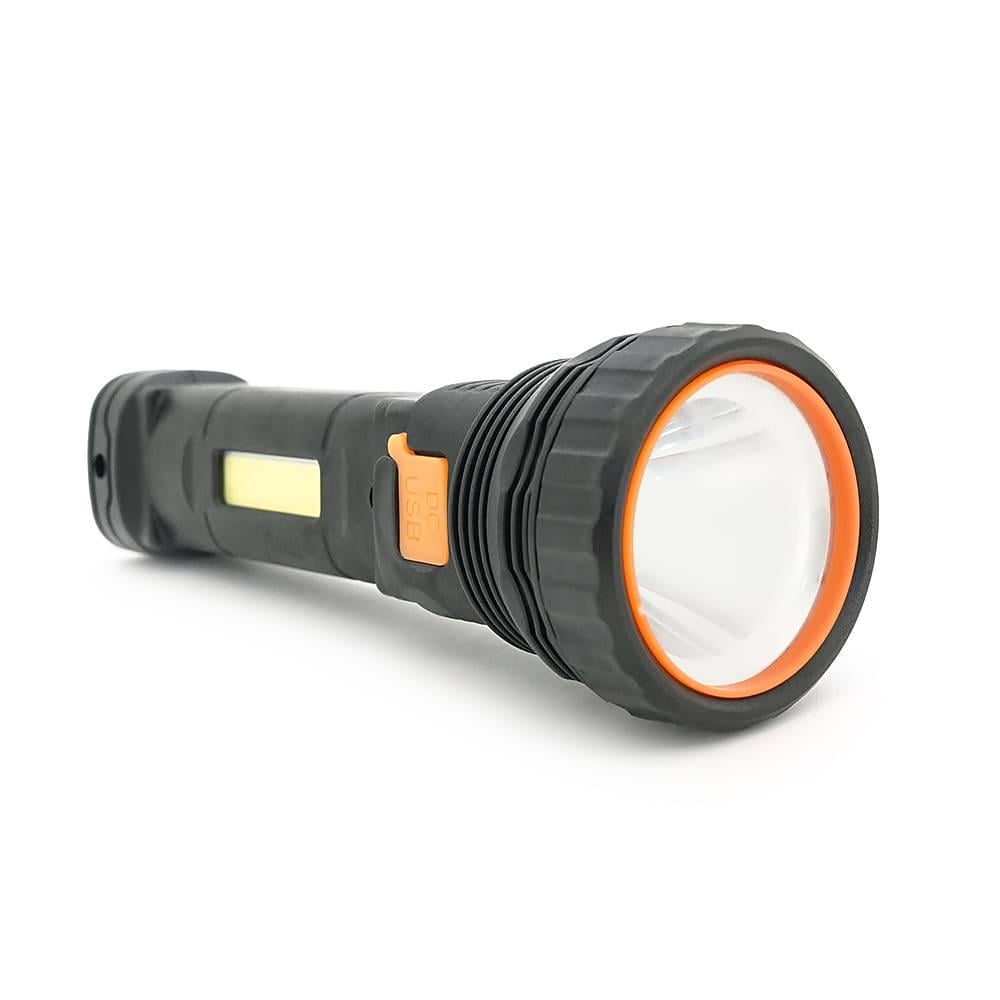 Ліхтарик ручний WST-01 3W OSL+COB 3+1 режим вбудований акумулятор IP40 210х88х45 Box