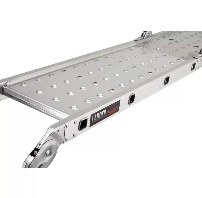 Лестница-трансформер Ladder STANDARD алюминиевая/4х3 ступени/двусторонняя/расставная (20133) - фото 12