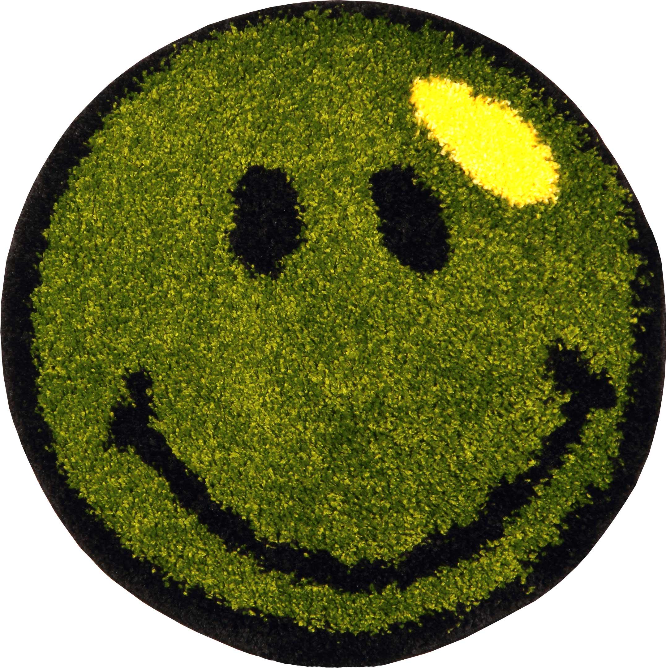 Ковер с длинным ворсом Karat Fantasy 12003/130 0,67x0,67 м круглый Зеленый (00-00001428)