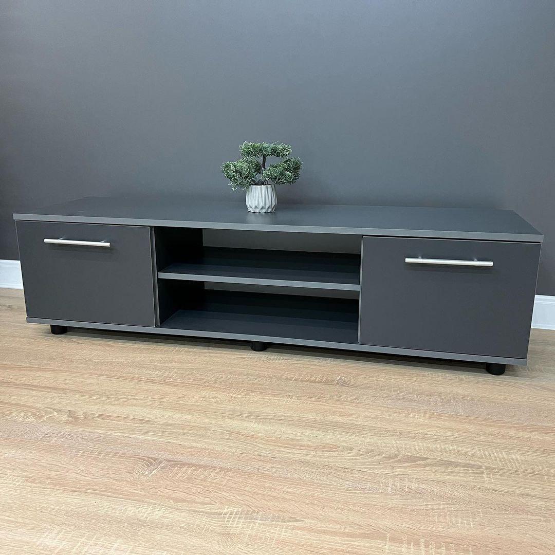 Тумба под телевизор Smart 1390х400х380 мм Антрацит - фото 5