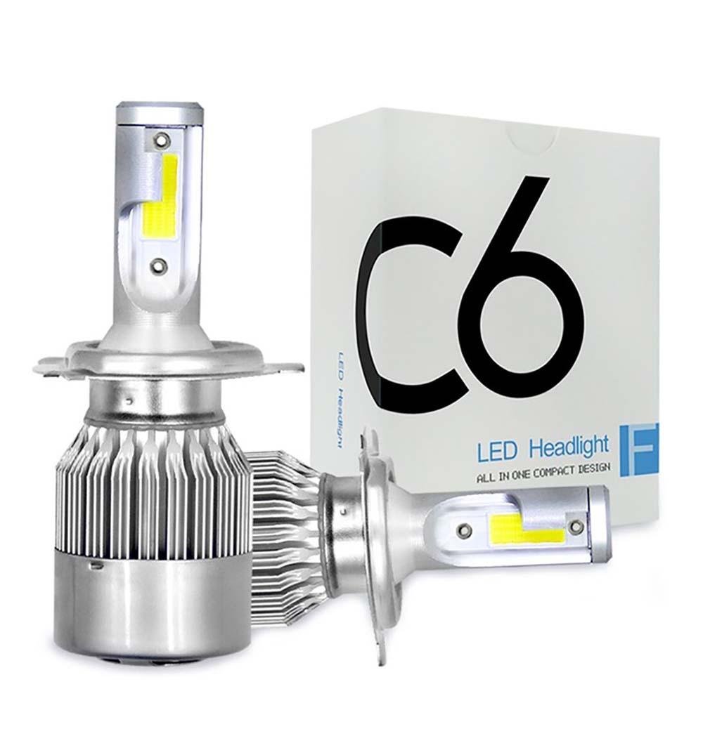 Лампы автомобильные светодиодные головного света C6 H4 36W 3800LM 4500-5000K 2 шт.