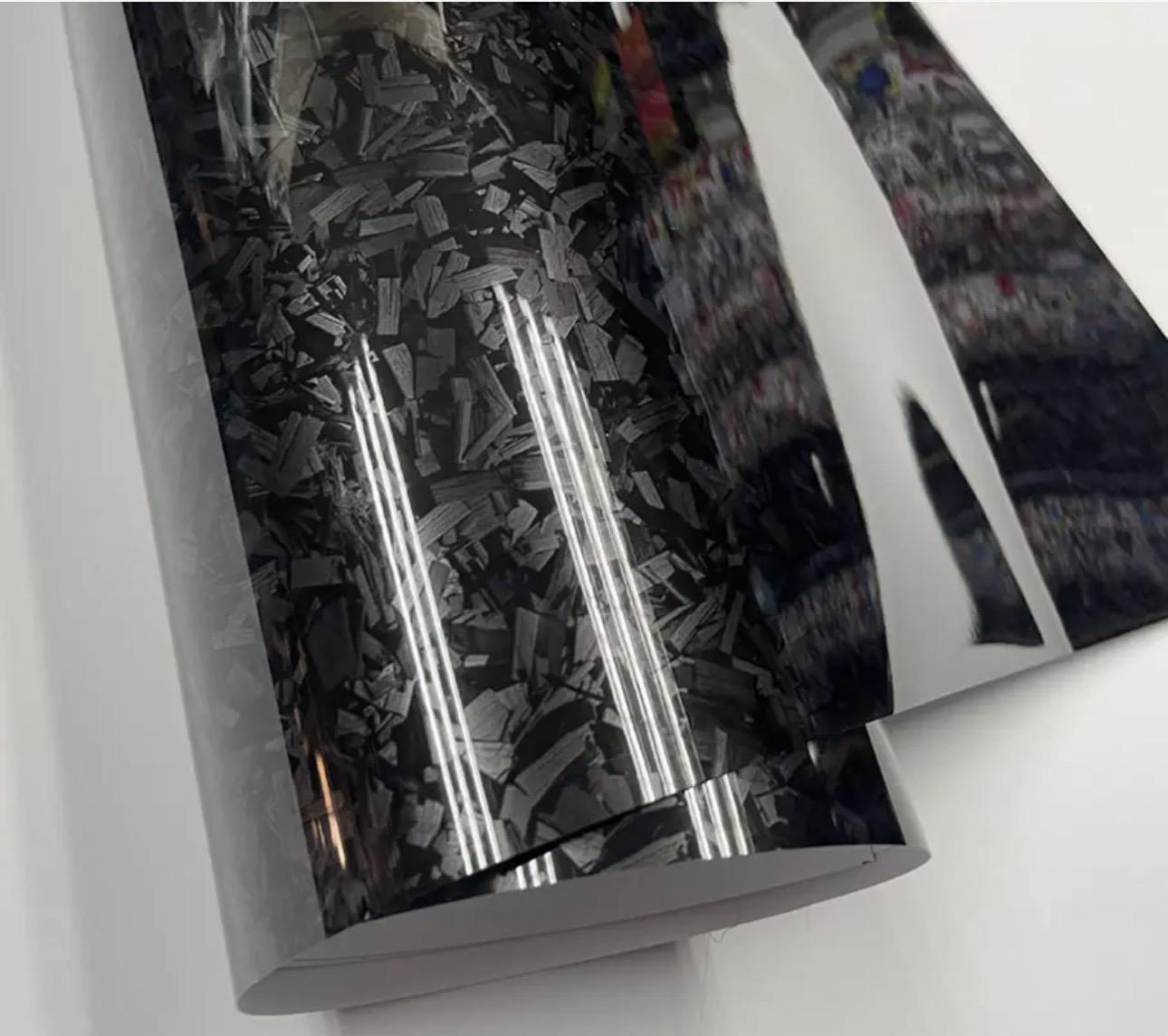 Плівка самоклеюча СONGSHANG під кований ломаний карбон супер глянець 50x150 см (1838595967)