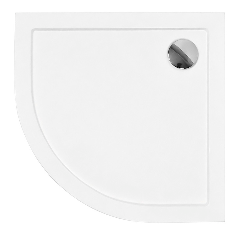 Душевой полукруглый акриловый поддон Besco Slimline Aron 80х80х5,5 см (1246722069) Душевой полукруглый акриловый поддон Besco Slimline Aron 80х80х5,5 см (1246722069)