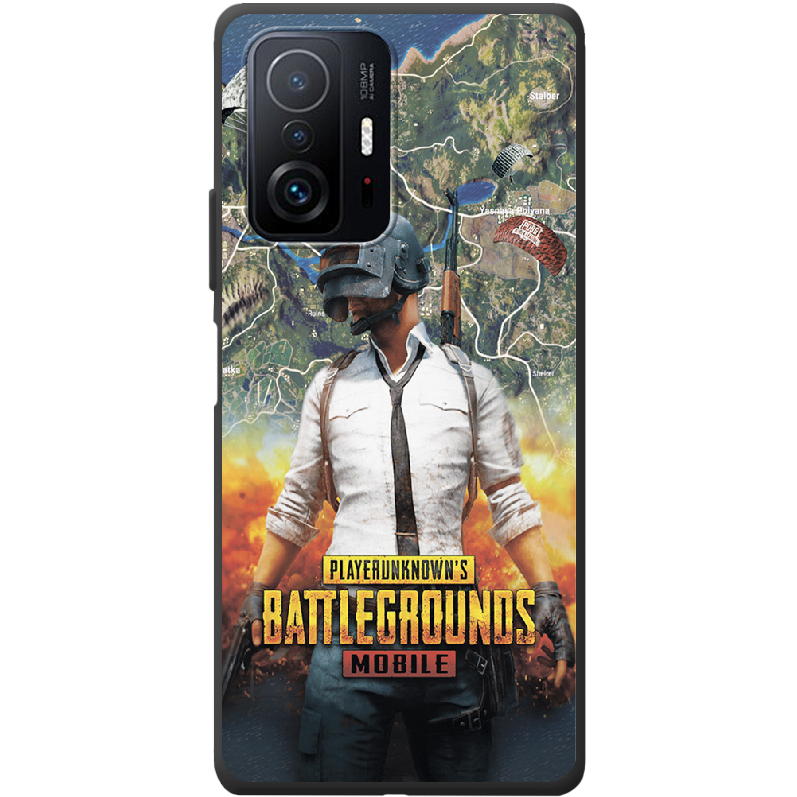 Чехол BoxFace Xiaomi 11T / 11T Pro PUBG Mobile Черный силикон (43423-up2309-44163)