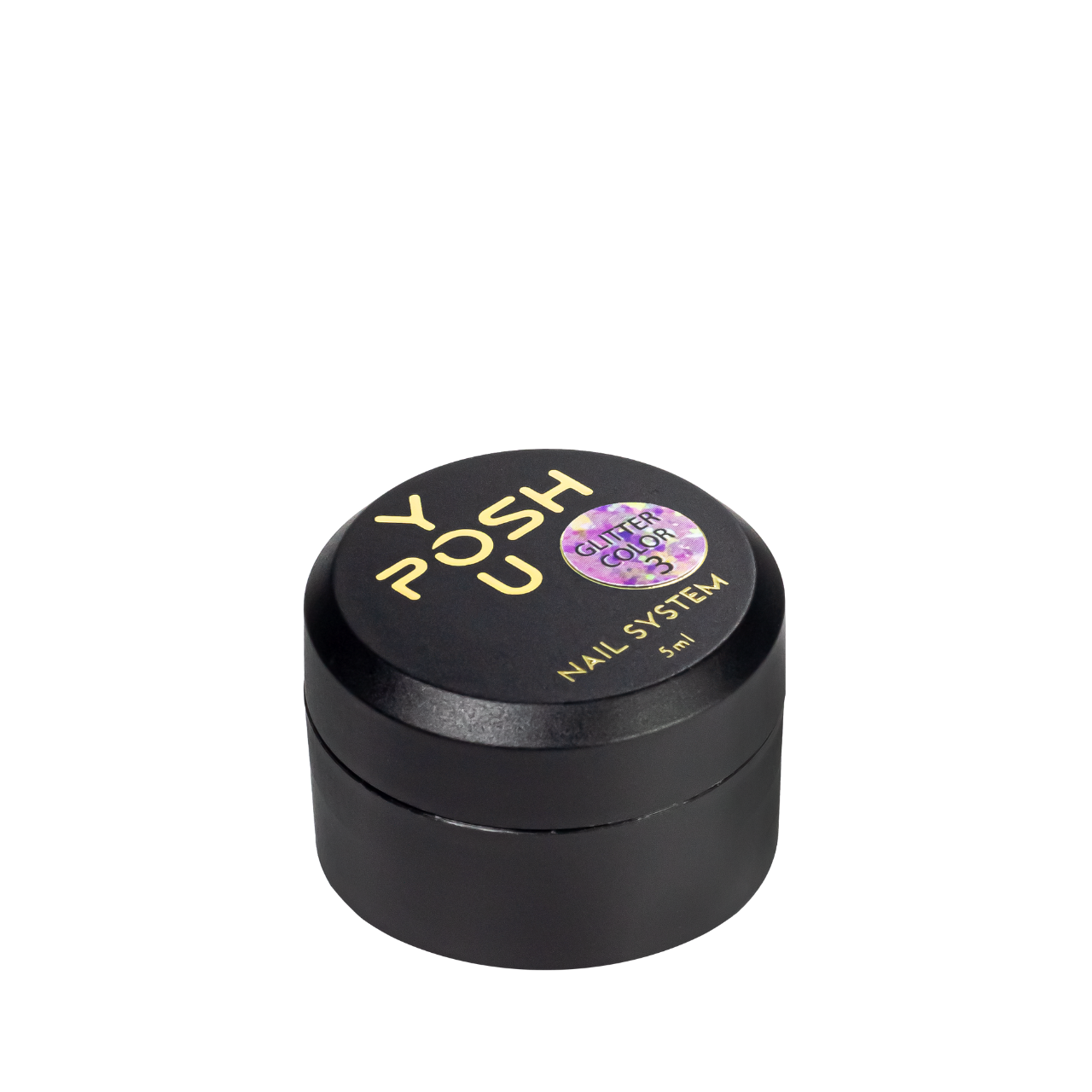 Гель-лак с глитером для маникюра YouPOSH Glitter Color 5 мл 03 Розовый (23940171)