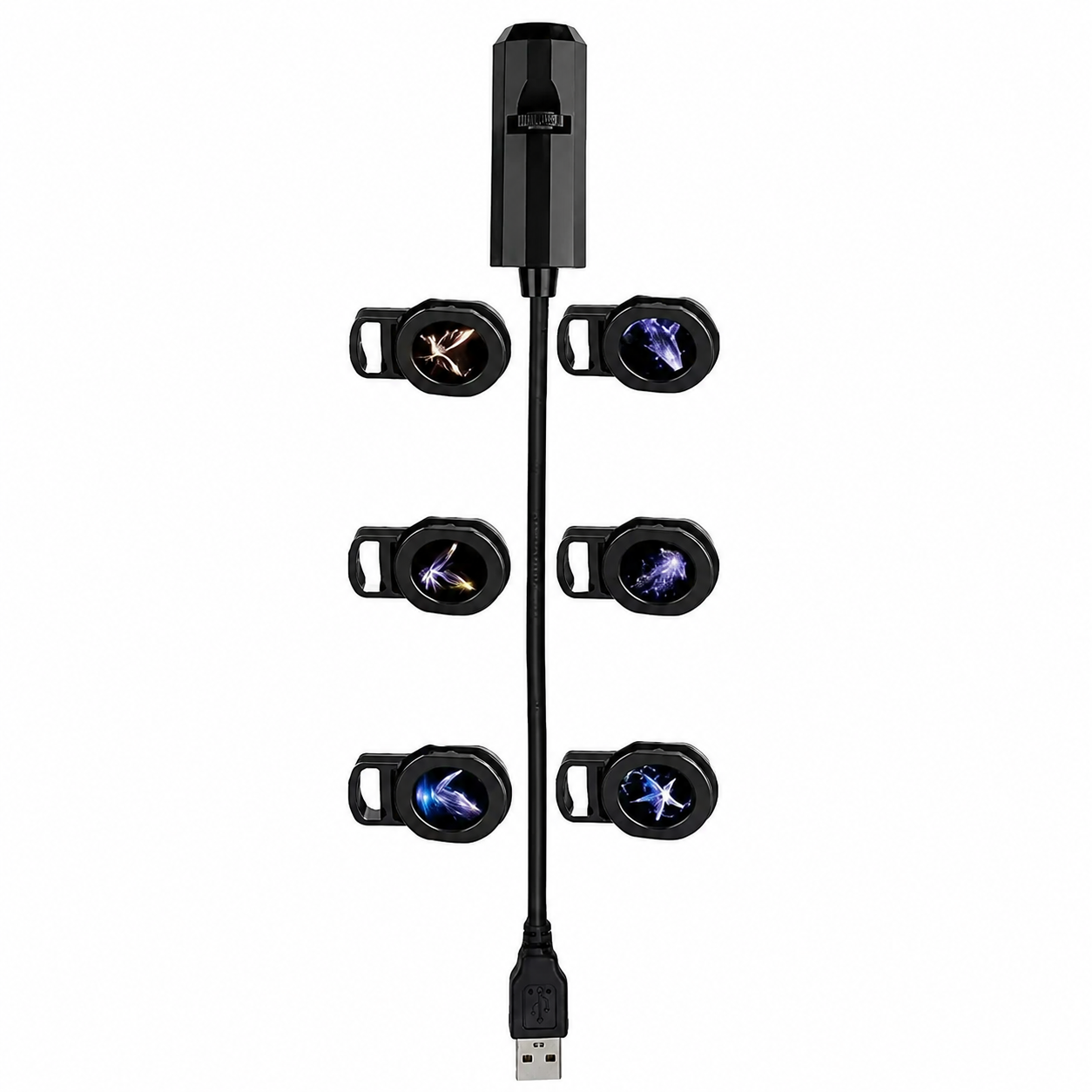 Лампа-ночник проекционная T5 USB гибкая ножка 360° Лампа-ночник проекционная T5 USB гибкая ножка 360°