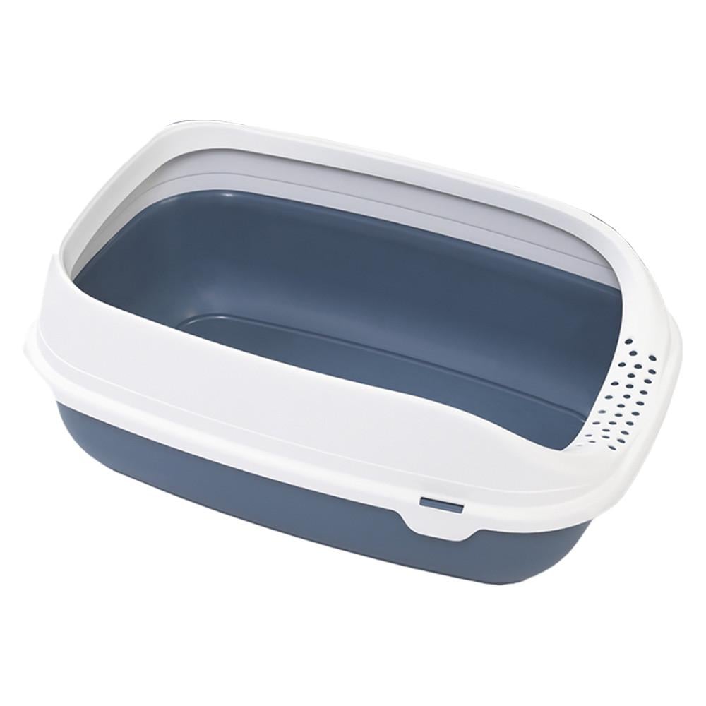 Туалет для кошек с рамкой MPS BETA PLUS MAXI 49х39х17 см Темно-синий (2488636042)