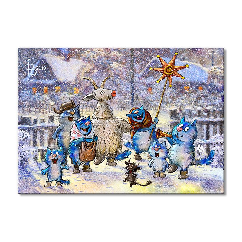 Модульна картина Колядниця 1 модуль 30х45 см Модульна картина Колядниця 1 модуль 30х45 см