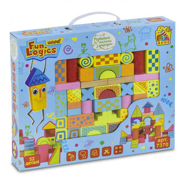 Деревянный конструктор Fan Game 52 детали (7370)