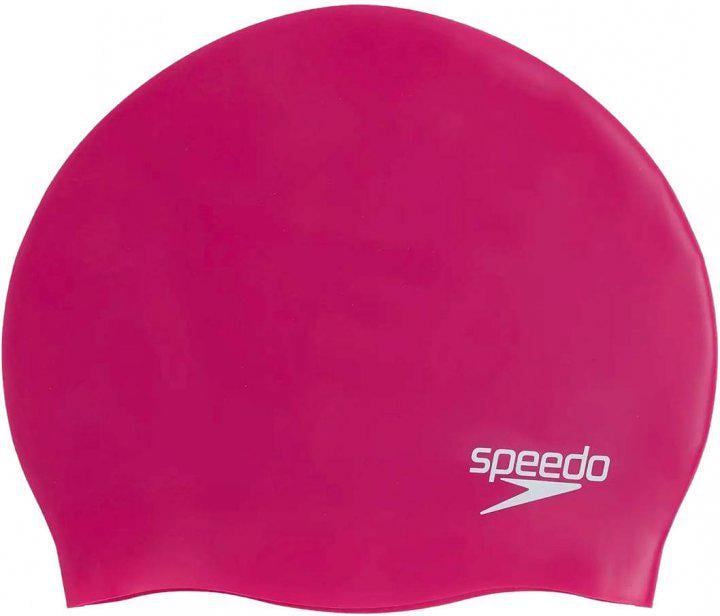 Шапка для плавання Speedo MOULDED SILC CAP AU Unisex OSFM Рожевий (5053744680583)