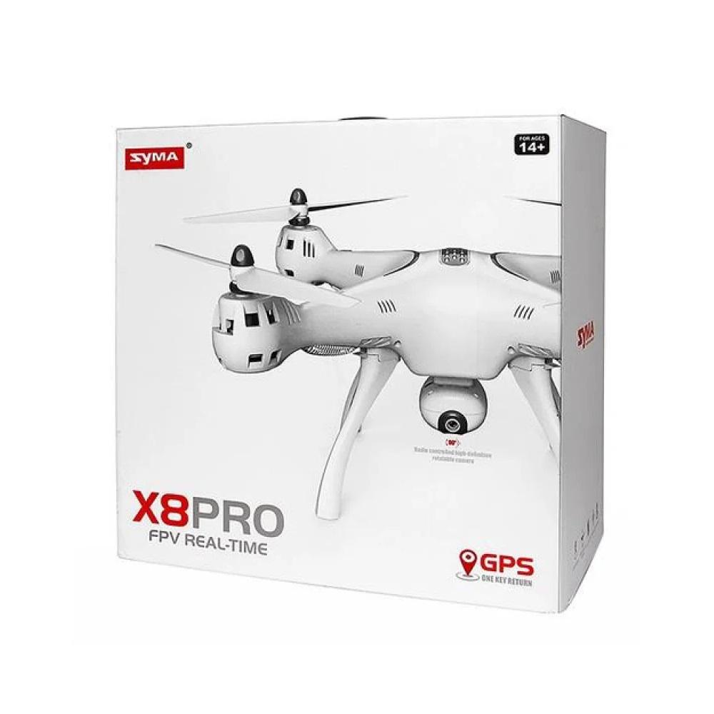 Квадрокоптер Syma X8 PRO с модулем GPS Белый - фото 7