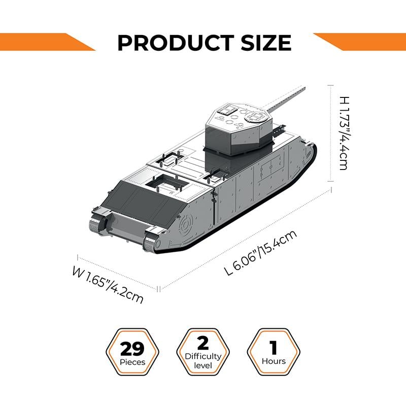 Конструктор METAL-TIME Tog II MT067 колекційна модель (3031522) - фото 4