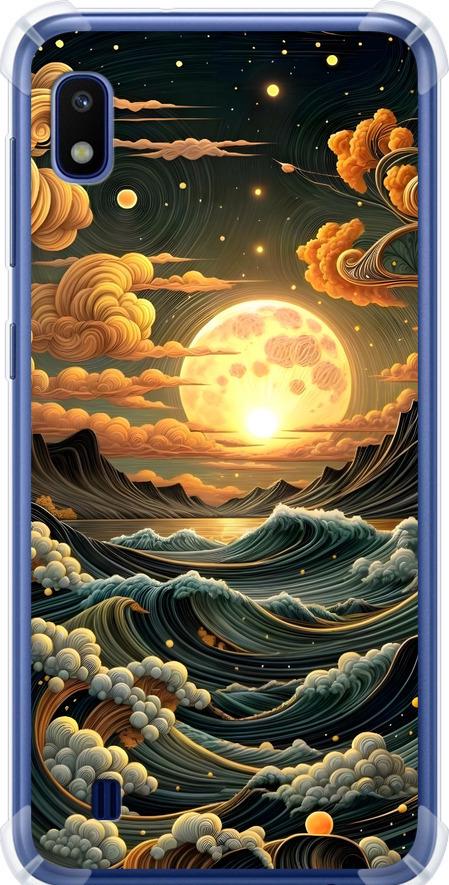 Чехол на Samsung Galaxy A10 2019 A105F Арт волны (6332sp-1671-42517)