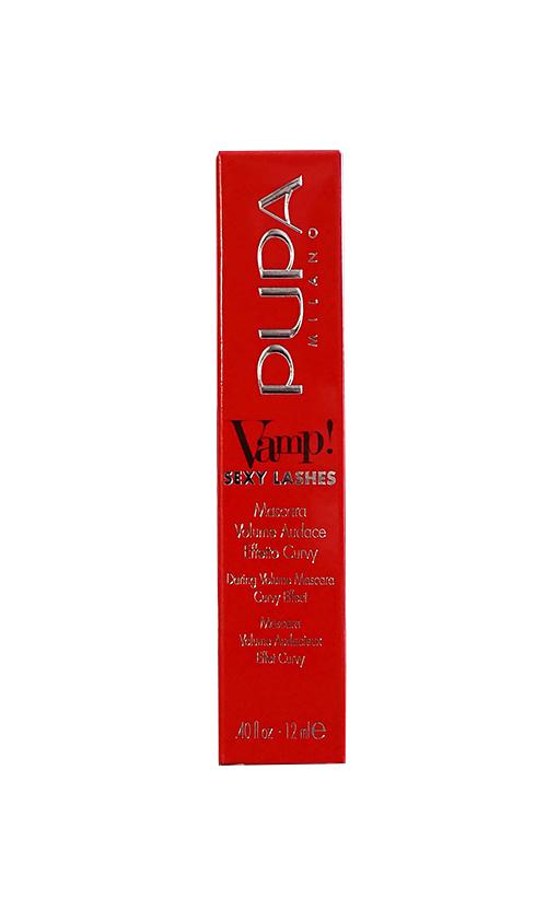 Туш для вій Pupa Vamp! Sexy Lashes Mascara 011 екстра чорний (28315) - фото 2