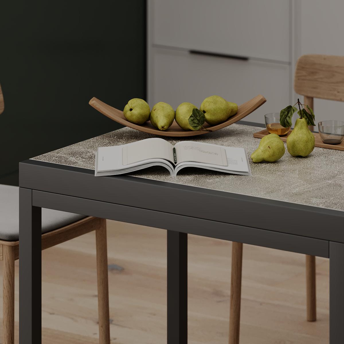 Обеденный стол-трансформер Armstrong 690x750x890 мм Ателье светлый/Графит (GATB08040000020) - фото 6 Обеденный стол-трансформер Armstrong 690x750x890 мм Ателье светлый/Графит (GATB08040000020) - фото 6