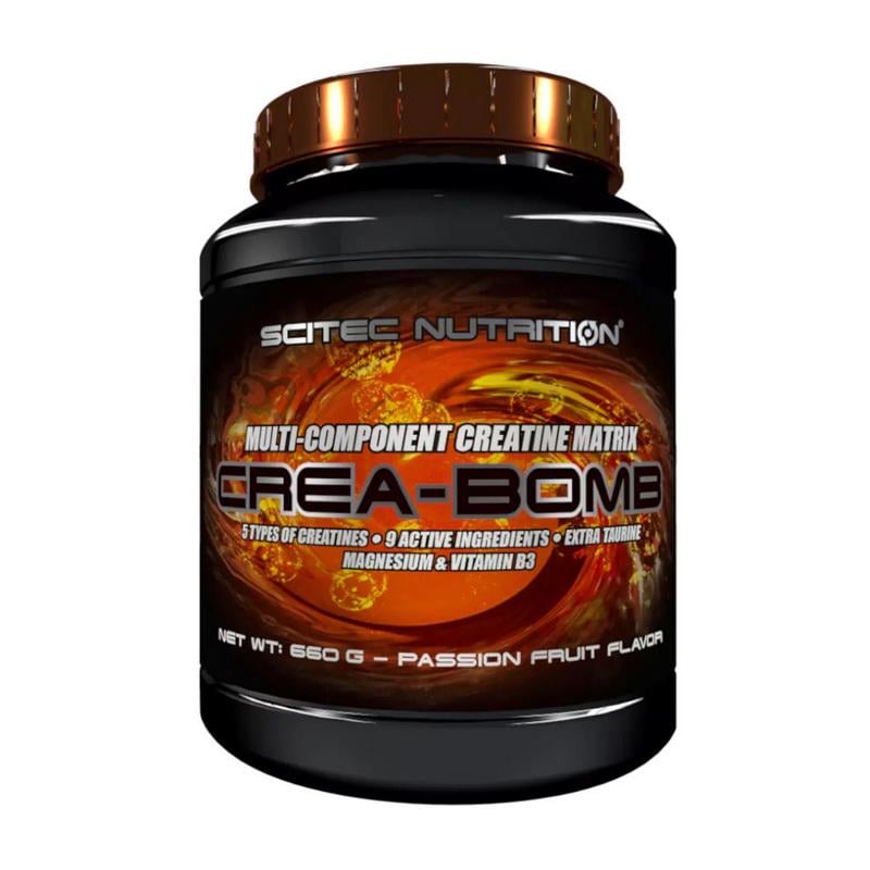 Креатиновий комплекс с таурином і магнієм Scitec Nutrition Crea-Bomb 660 г Рожевий Лимонад