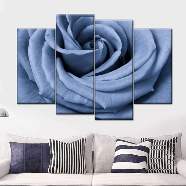 Модульная картина KIL Art Чайная роза из четырех частей 129x90 см (M4_L_151)